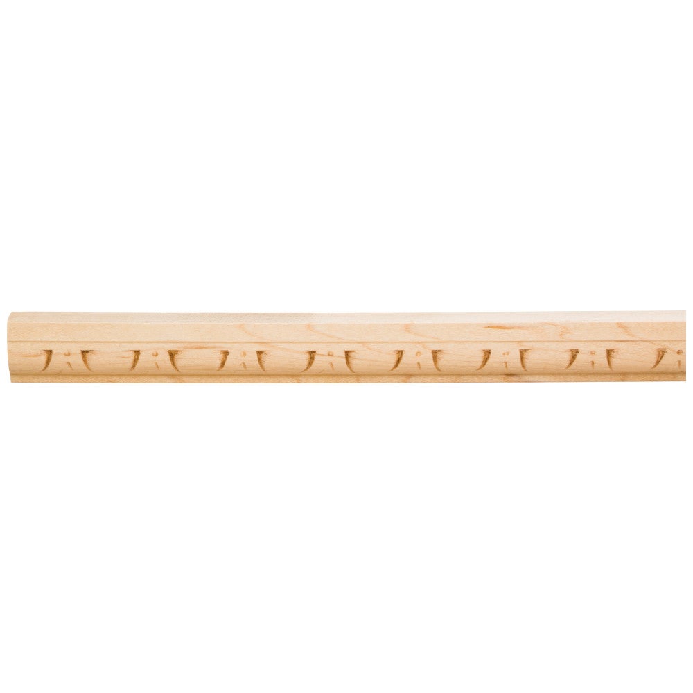 9/16" D x 1" H Alder Egg & Dart Embossed Moulding