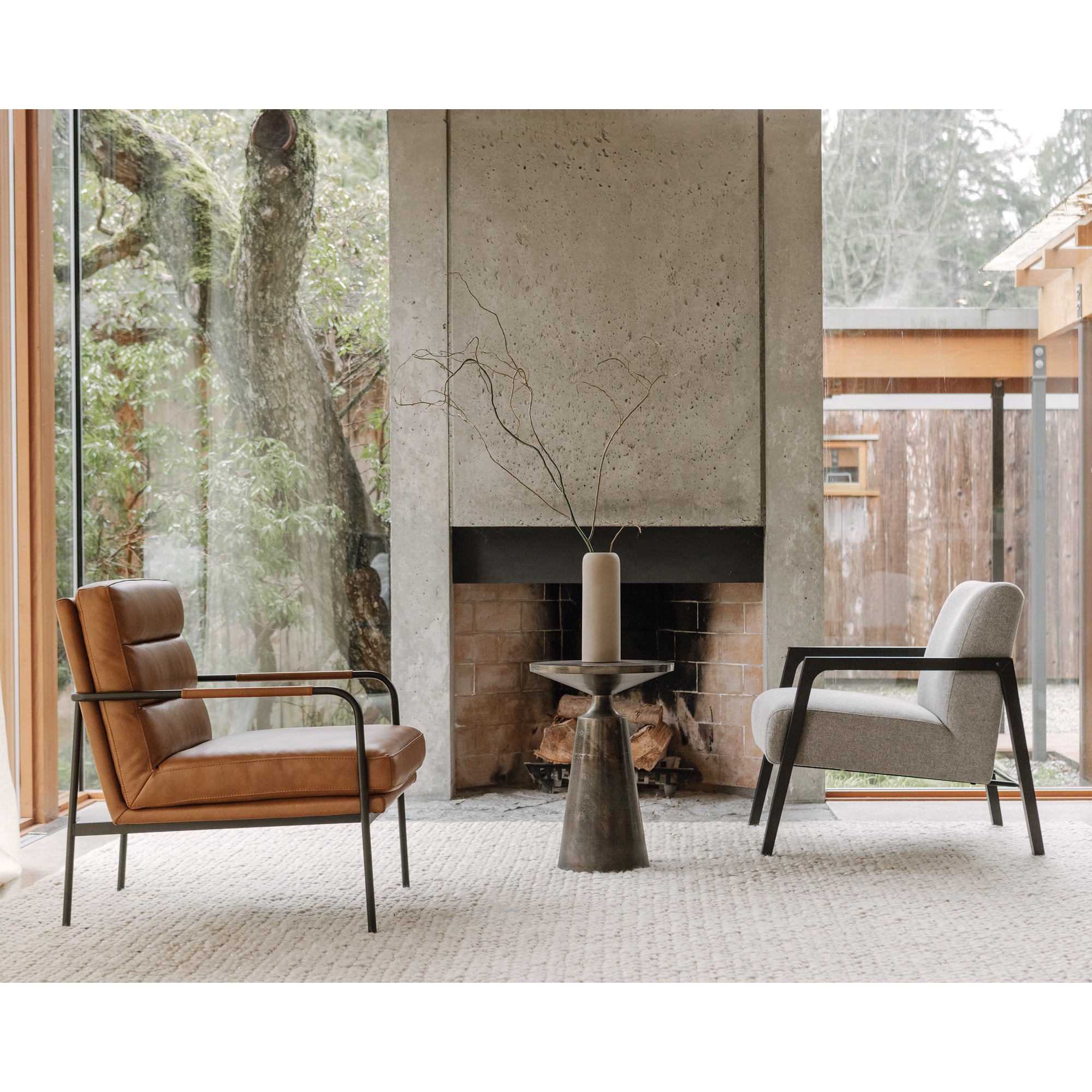 Moes Fox Chair Grey EQ-1012-15