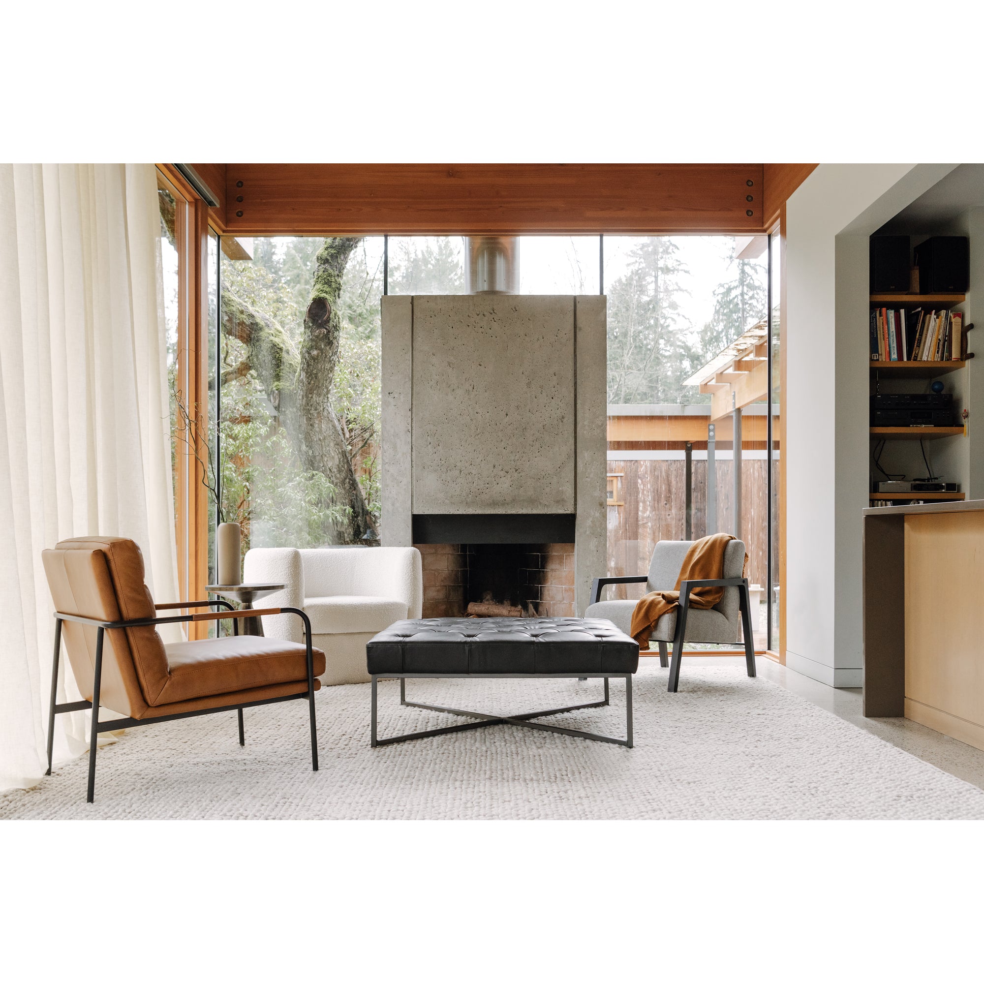 Moes Fox Chair Grey EQ-1012-15