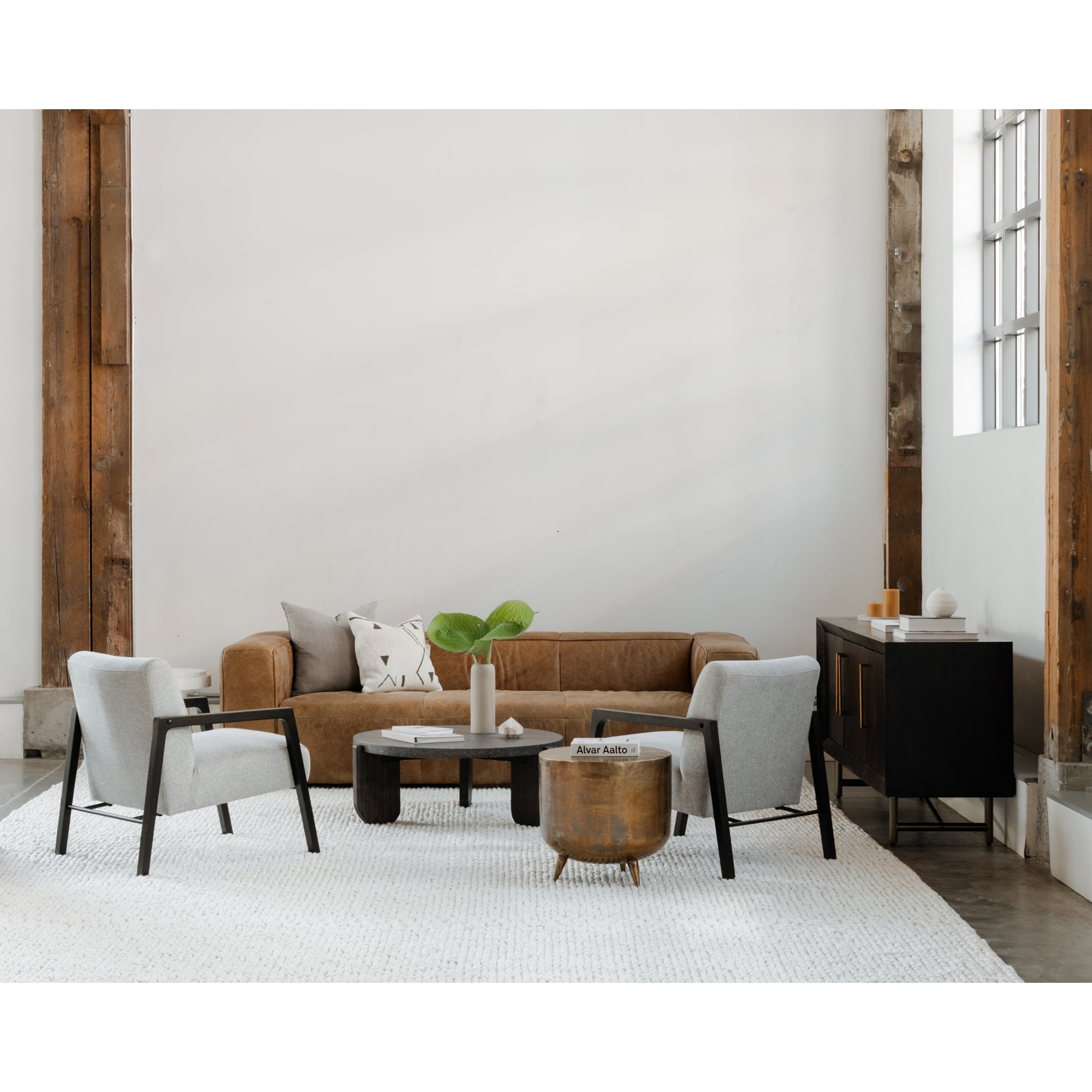 Moes Fox Chair Grey EQ-1012-15