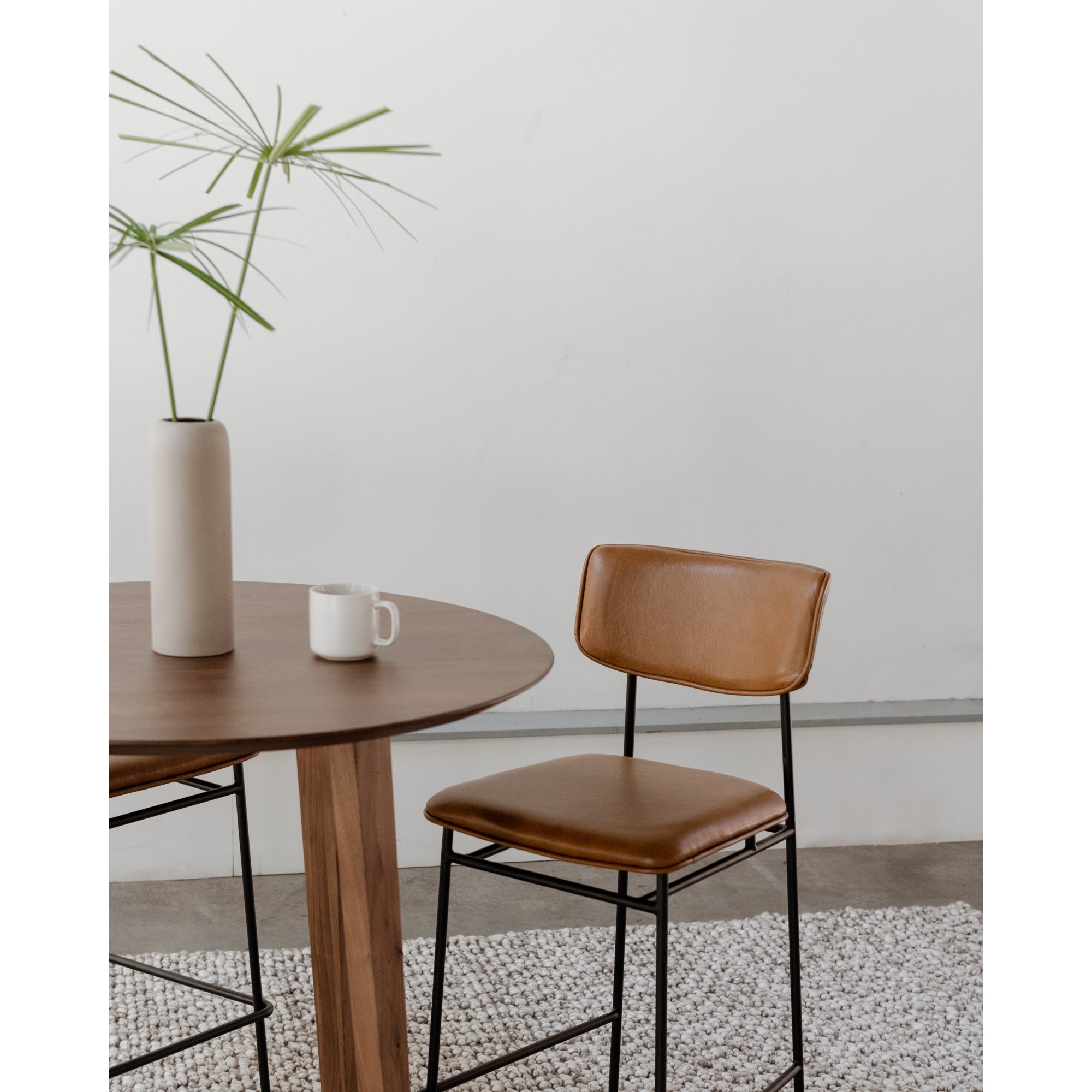 Moes Sailor Bar Stool Brown EQ-1014-03