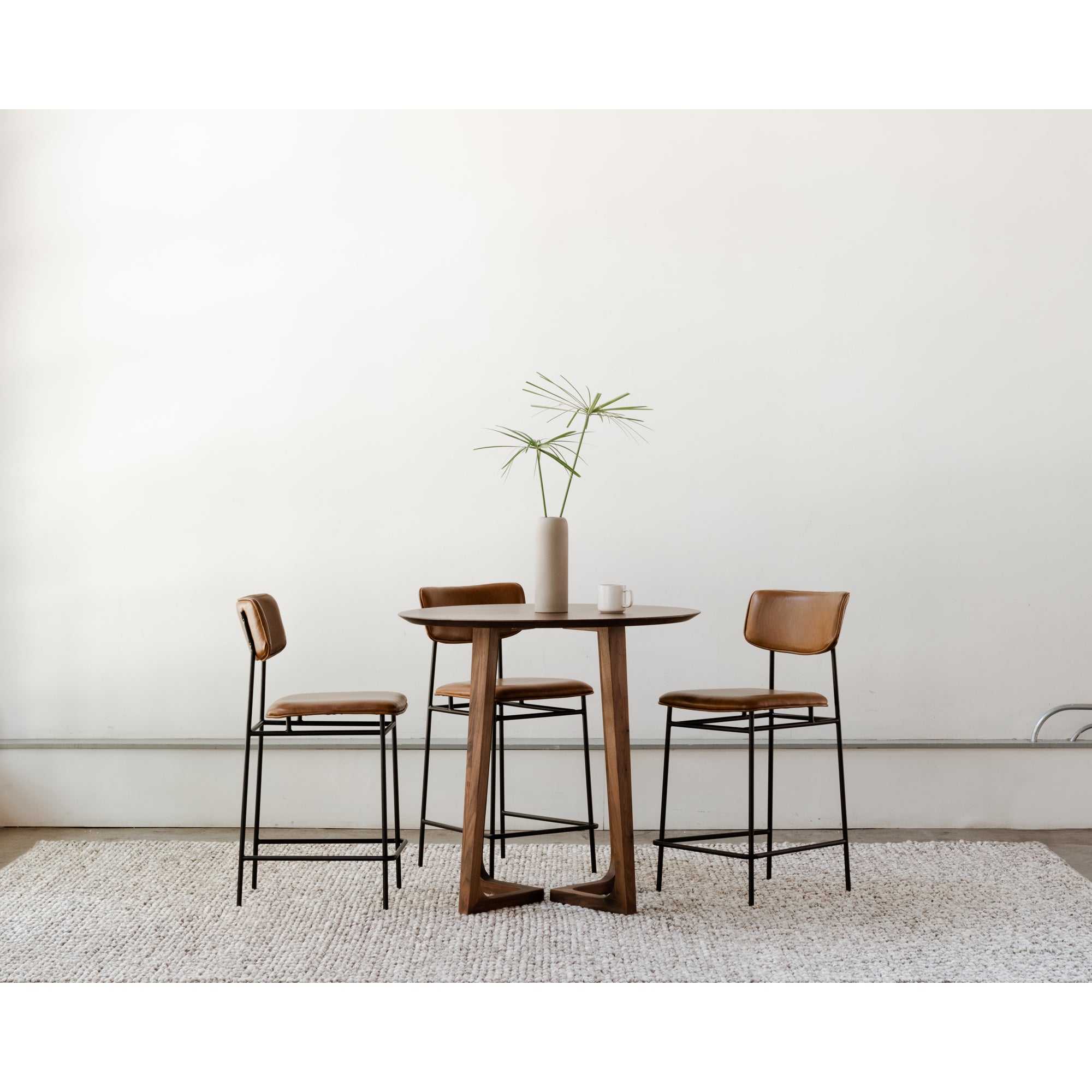 Moes Sailor Bar Stool Brown EQ-1014-03