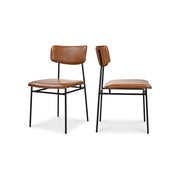 Moes Sailor Dining Chair Brown - Set Of Two EQ-1016-03