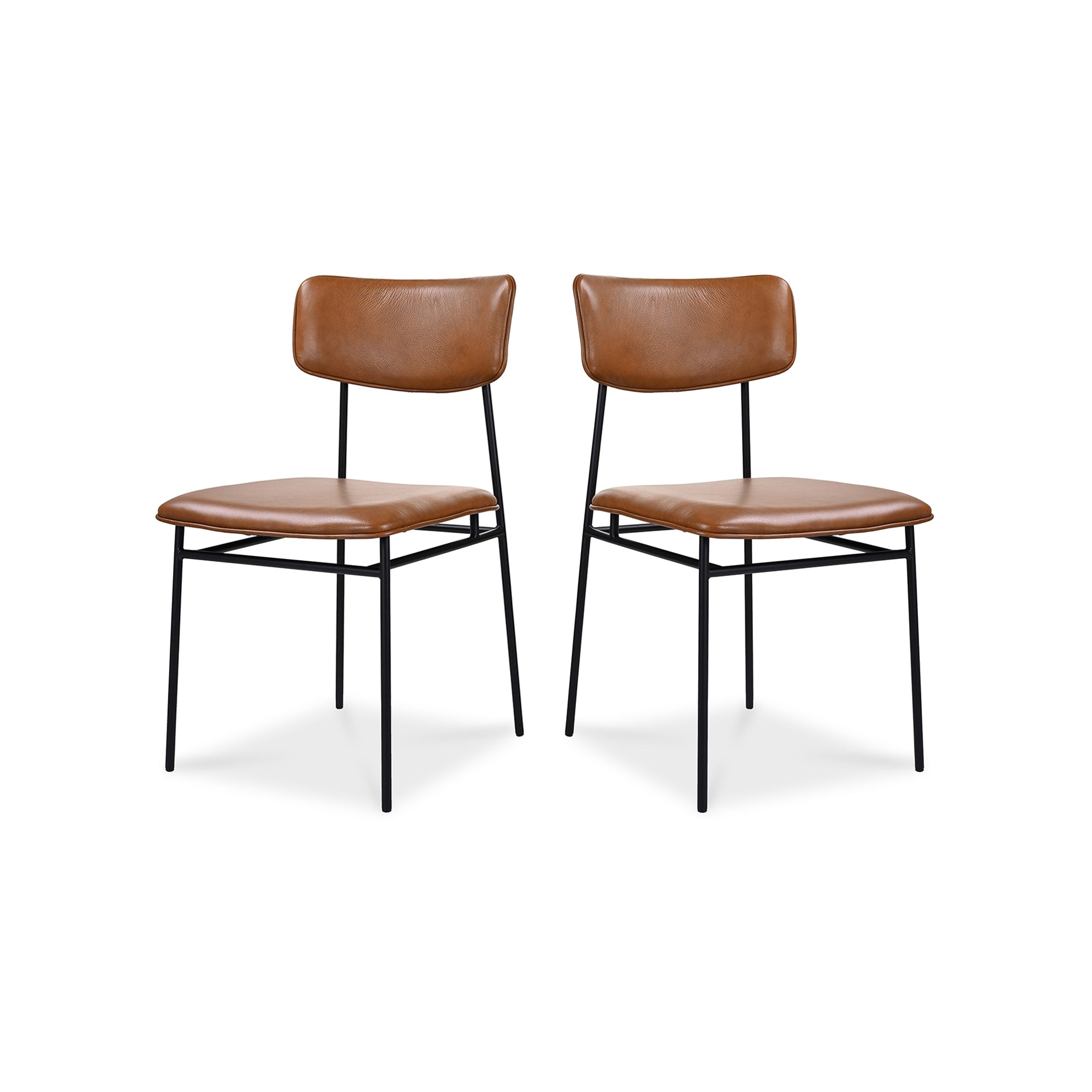Moes Sailor Dining Chair Brown - Set Of Two EQ-1016-03