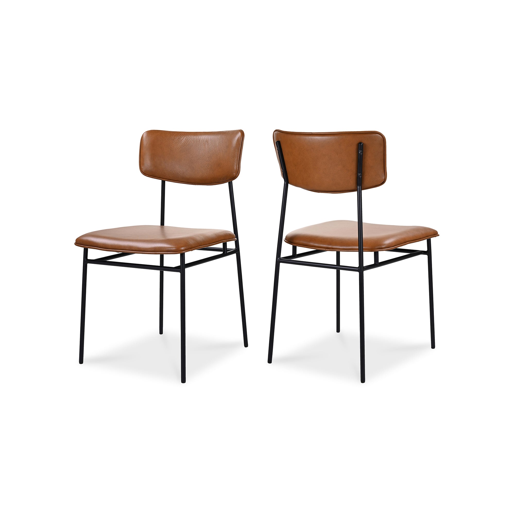 Moes Sailor Dining Chair Brown - Set Of Two EQ-1016-03