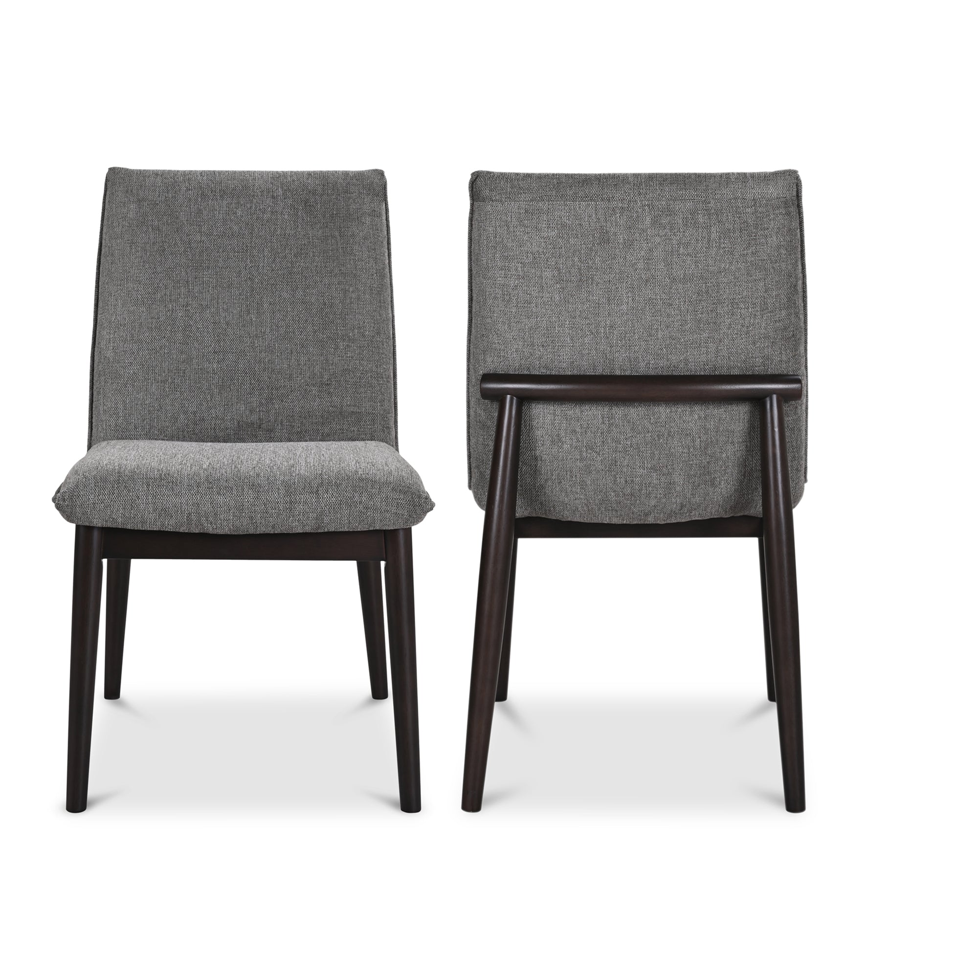 Moes Charlie Dining Chair Dark Grey – Set Of Two EQ-1023-25