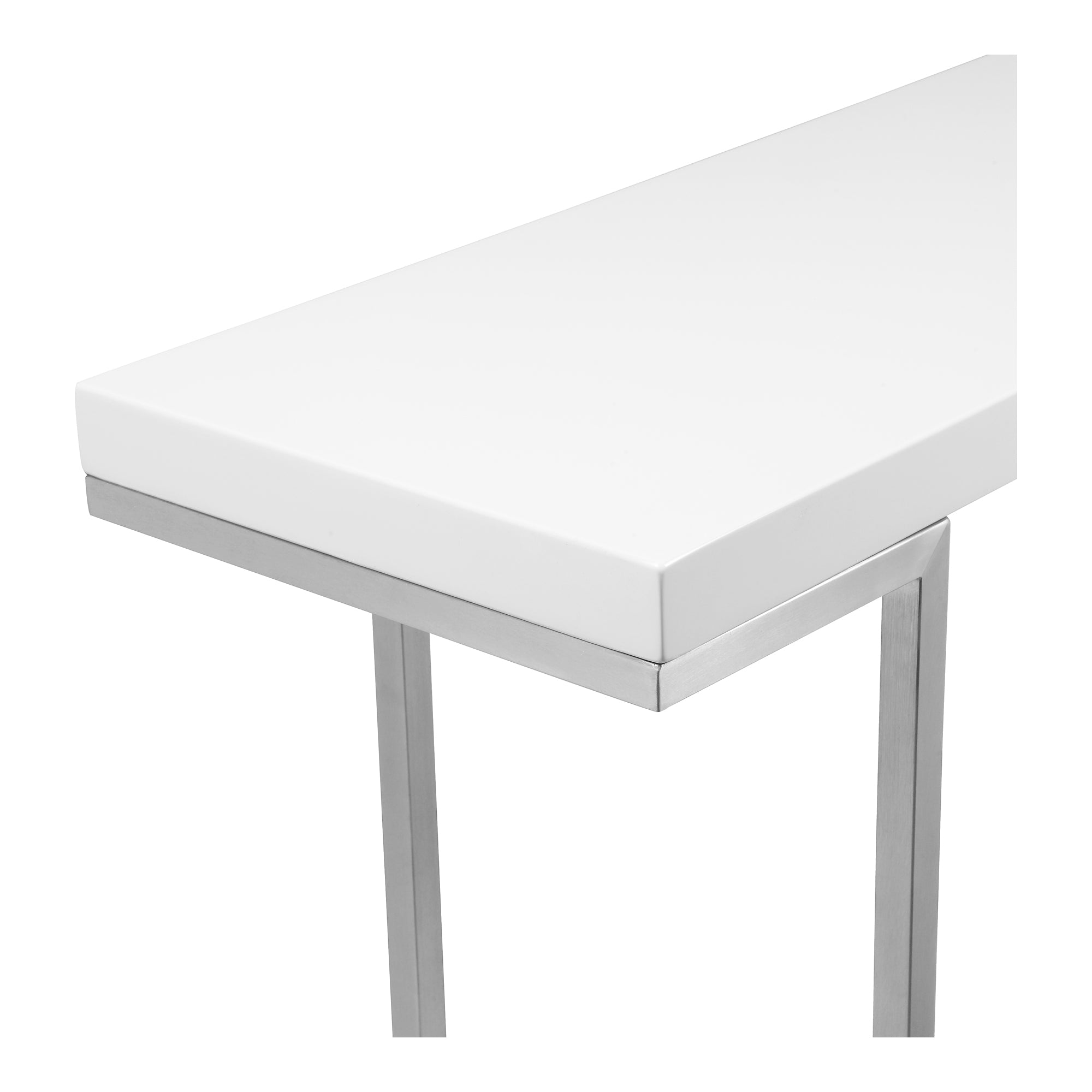 Moes Repetir Console Table White Lacquer ER-1023-18-0