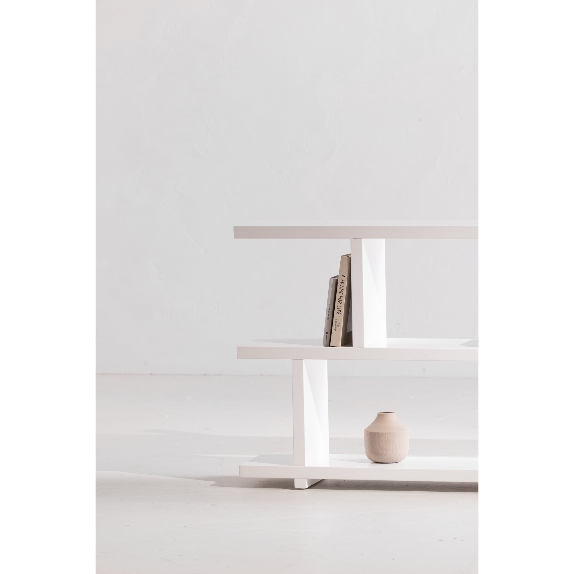 Moes Miri Small Shelf White ER-1072-18