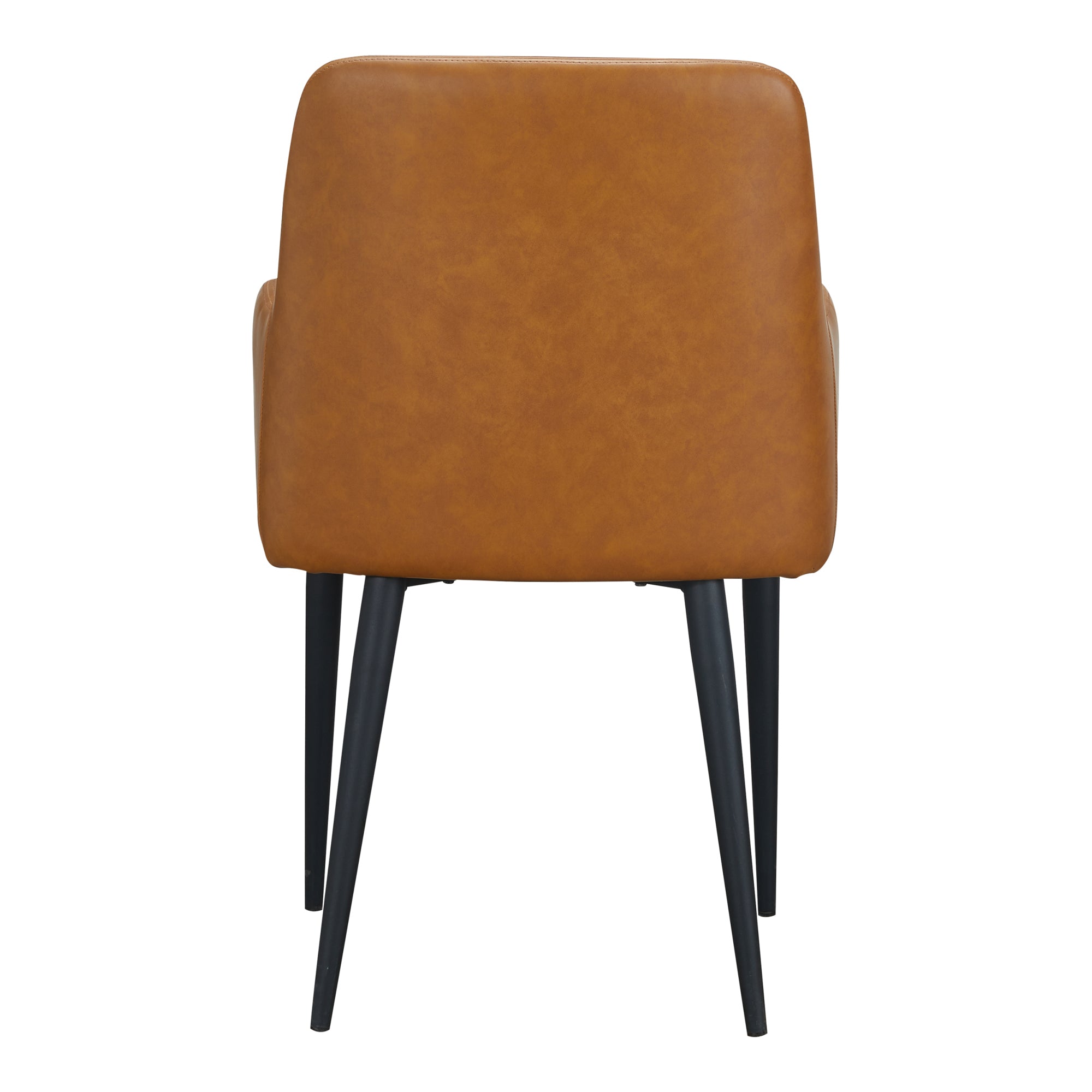 Moes Cantata Dining Chair Tawny Vegan Leather - Set Of Two ER-2040-40