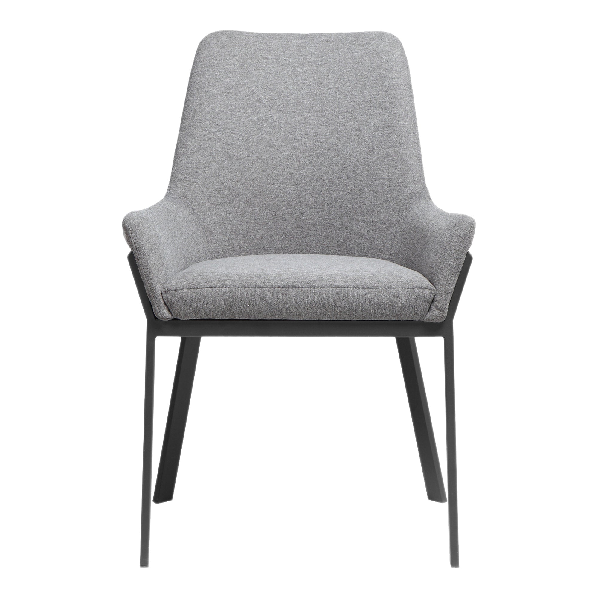Moes Lloyd Dining Chair Dark Grey - Set Of Two ER-2082-25