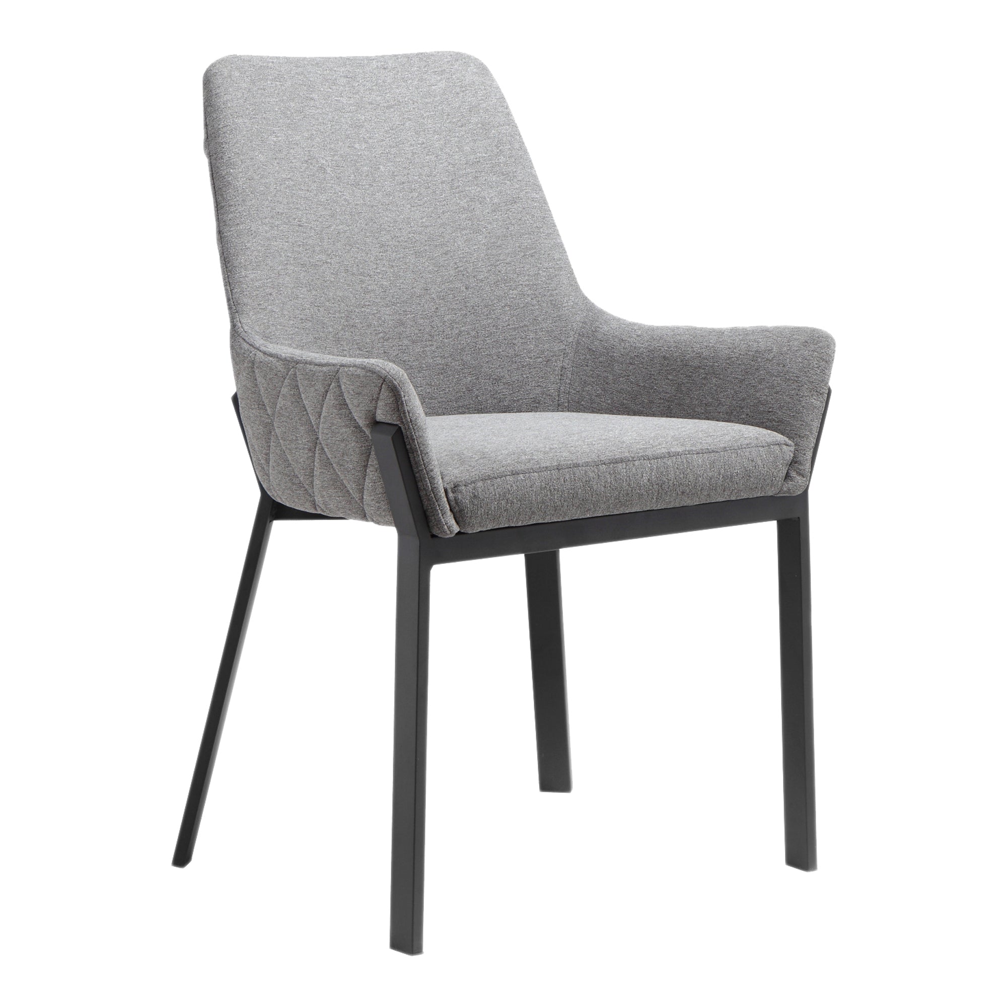 Moes Lloyd Dining Chair Dark Grey - Set Of Two ER-2082-25