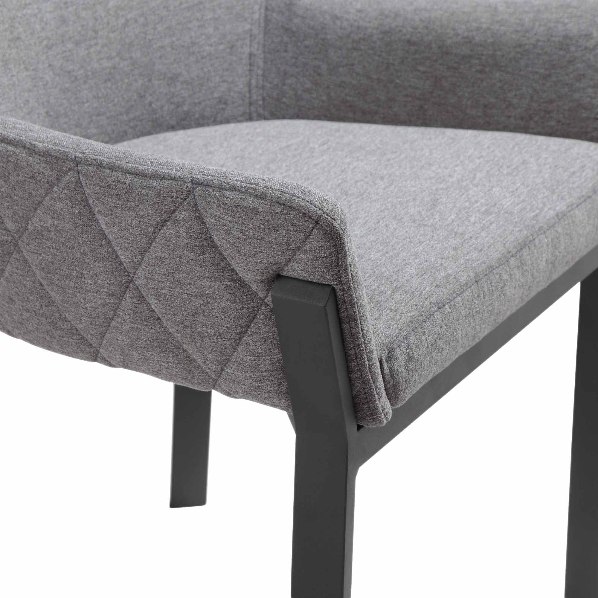 Moes Lloyd Dining Chair Dark Grey - Set Of Two ER-2082-25