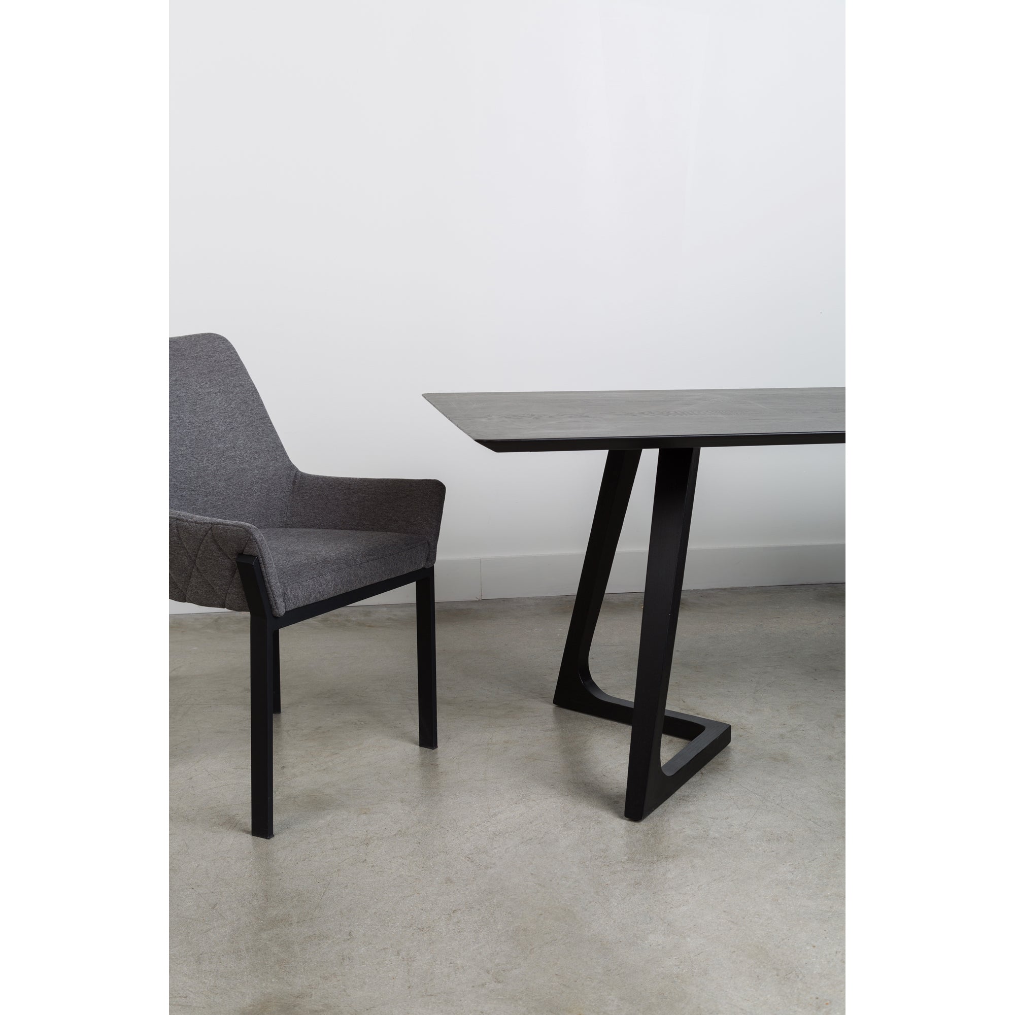 Moes Lloyd Dining Chair Dark Grey - Set Of Two ER-2082-25