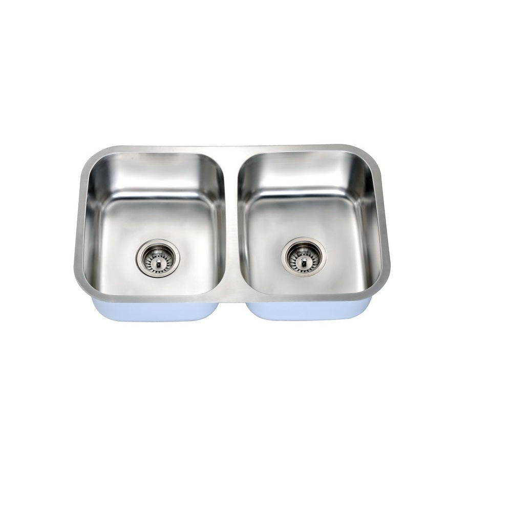 Daweier Undermount Equal Double Bowl Sink ES281616