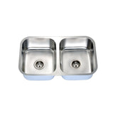 Daweier Undermount Equal Double Bowl Sink ES281616