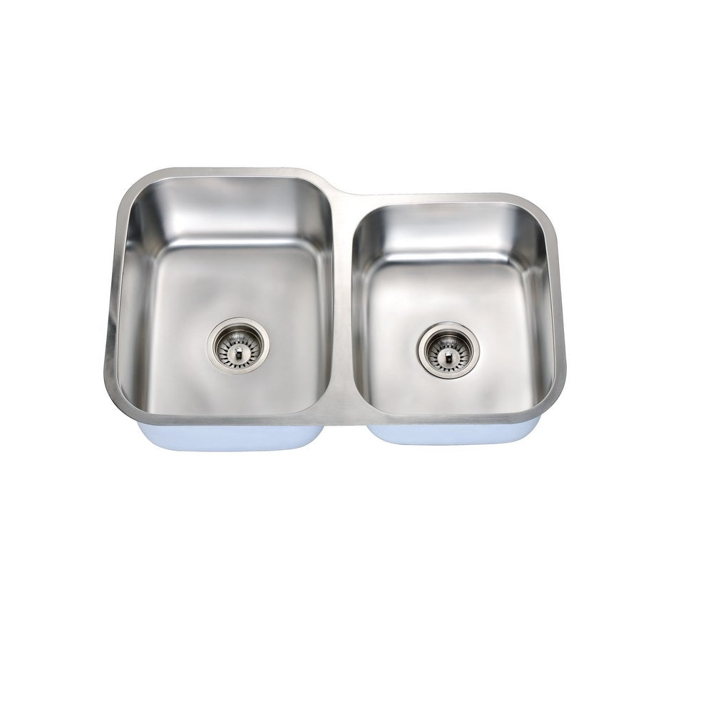 Daweier Undermount Double Bowl Sink (Small Bowl on Right) ES301816R