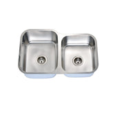 Daweier Undermount Double Bowl Sink (Small Bowl on Right) ES301816R