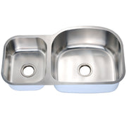 Daweier Undermount Double Bowl Sink (Small Bowl on Left) ES331814L
