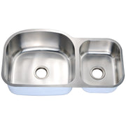 Daweier Undermount Double Bowl Sink (Small Bowl on Right) ES331814R