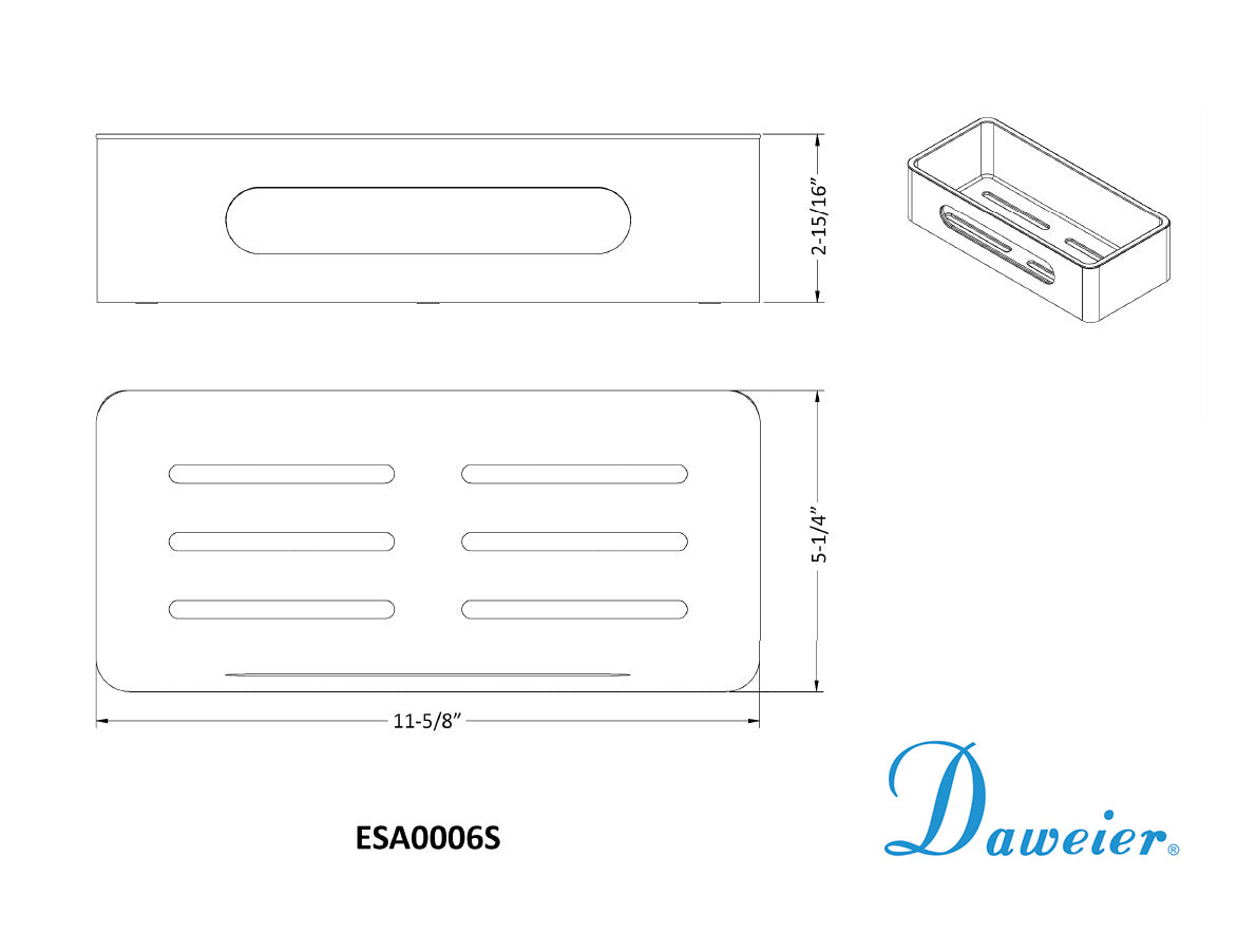 Daweier Shower Basket ESA0006S