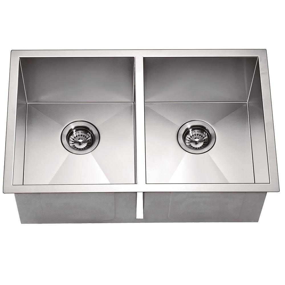 Daweier Undermount Double Bowl Square Sink ESQ270909