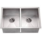 Daweier Undermount Double Bowl Square Sink ESQ270909