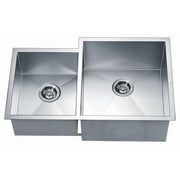 Daweier Undermount Double Bowl Square Sink (Small Bowl on Left) ESQ310809L