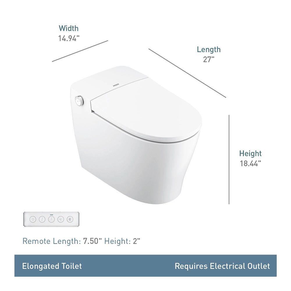 Moen 3-series Electronic Cleansing Toilet
