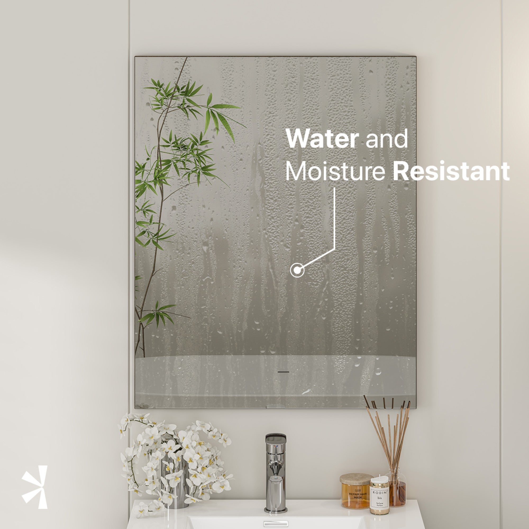 Eviva Sax Metal Framed Mirror