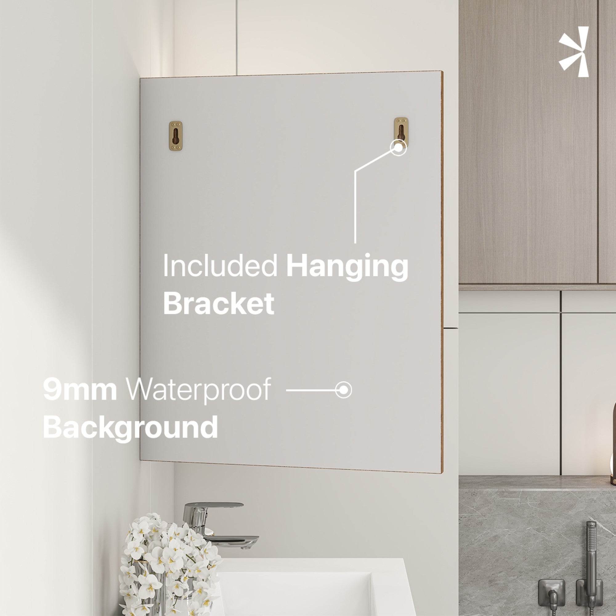 Eviva Sax Metal Framed Mirror