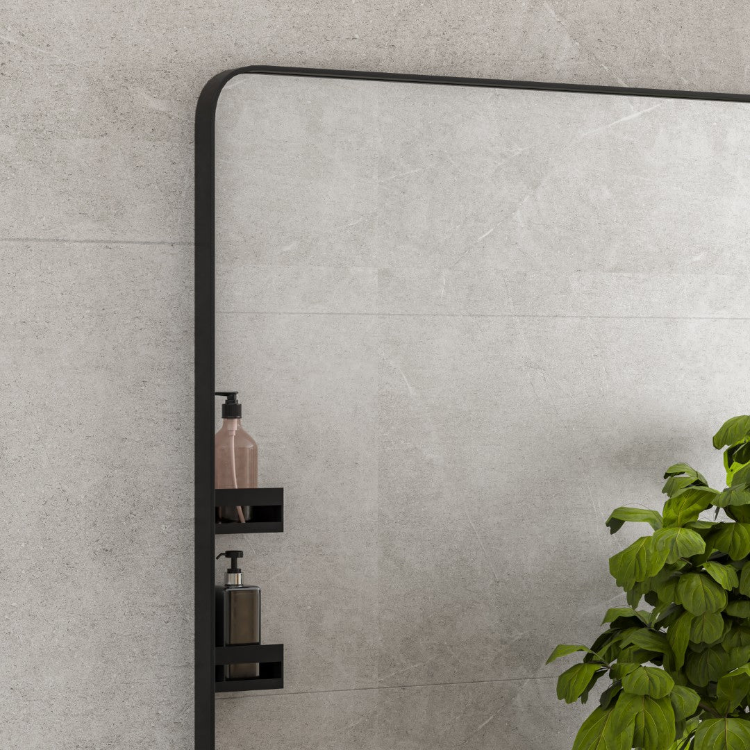 Eviva Harmony Black Metal Framed Mirror