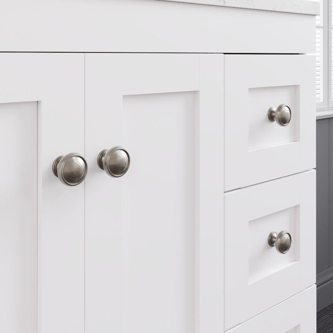 Eviva Acclaim Bath Vanity with Counter Top and Undermount Porcelain Sink (24"-30")