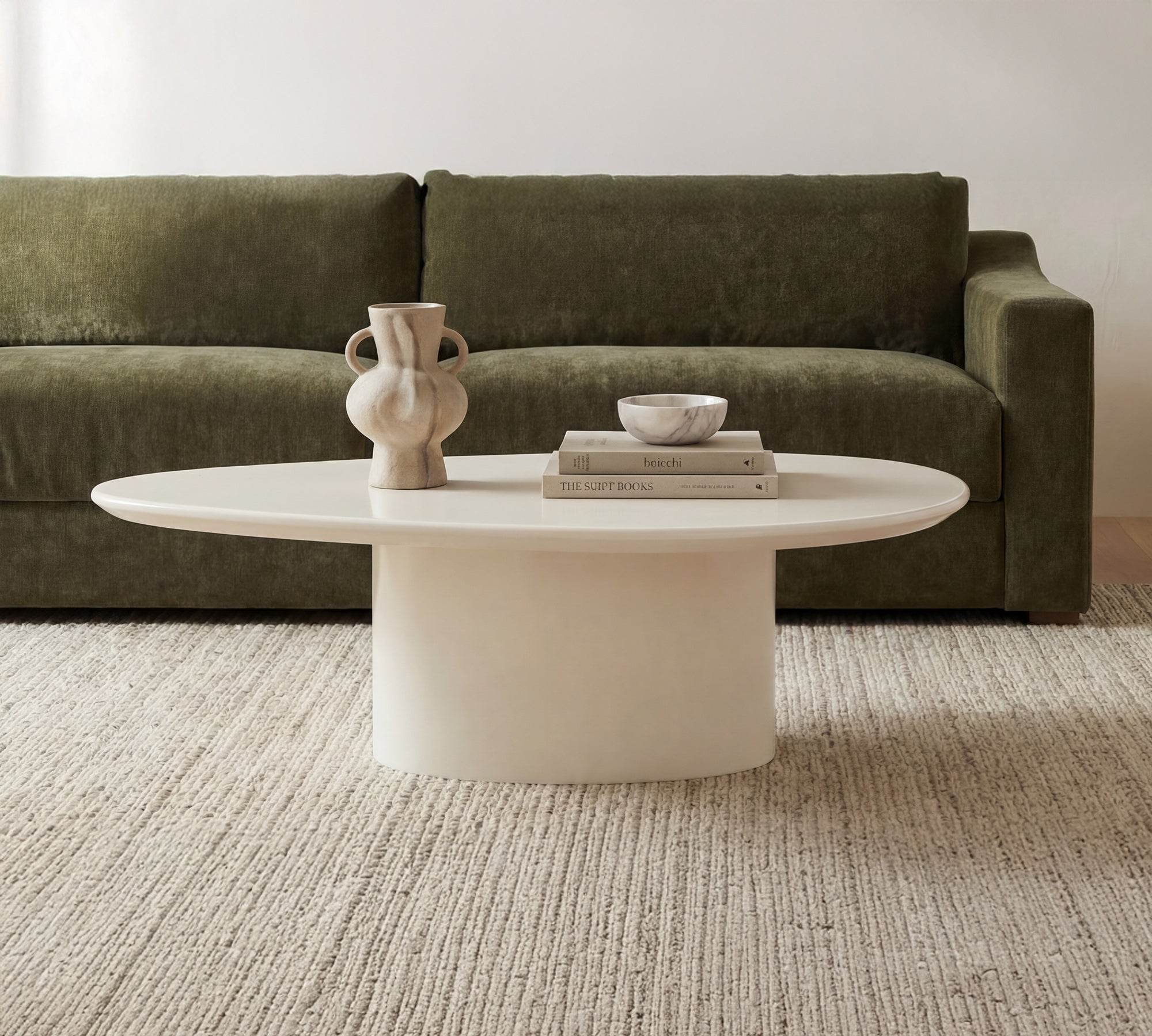 Moes Eden Coffee Table Ivory Lacquer EW-1017-05-0