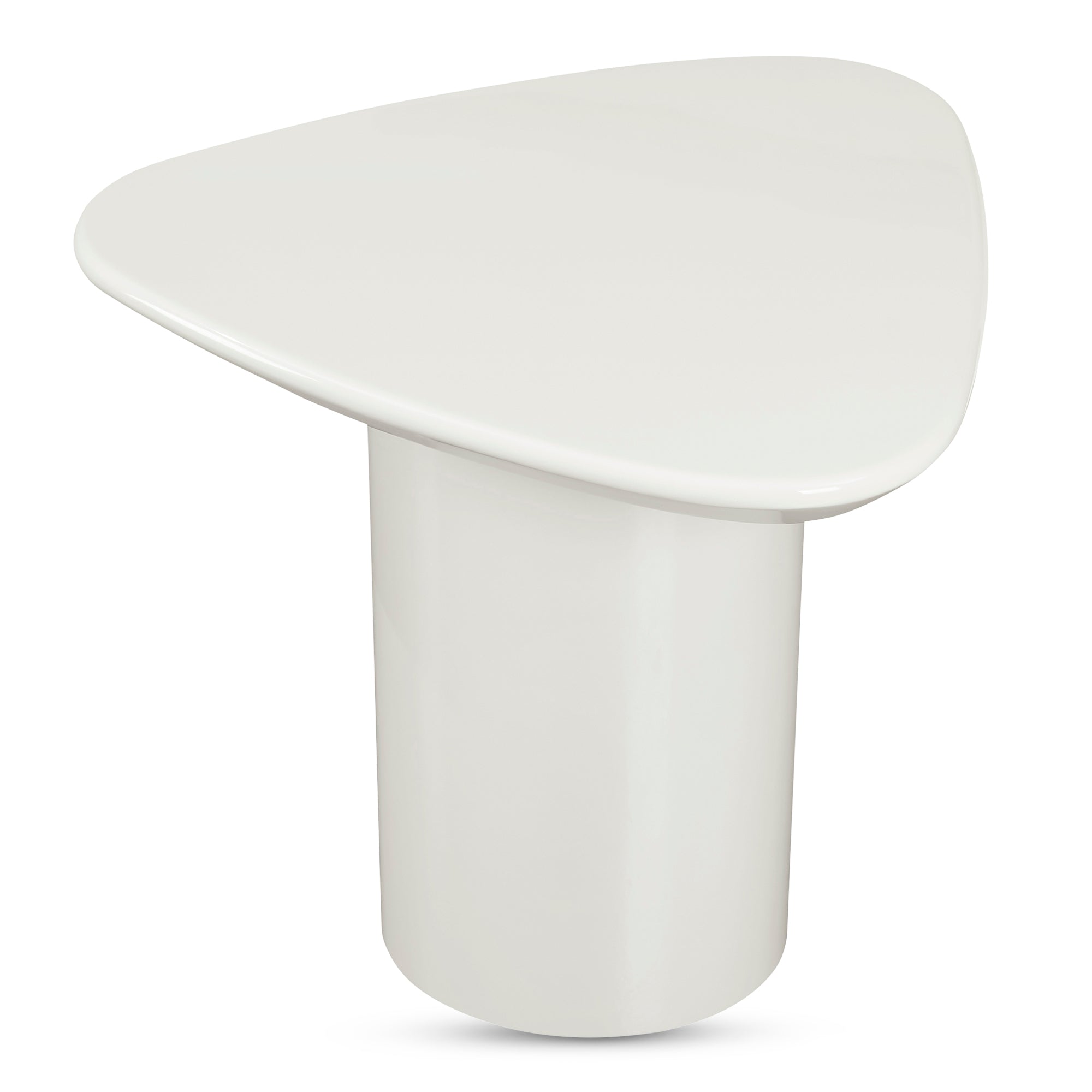 Moes Eden Accent Table Ivory Lacquer EW-1018-05-0