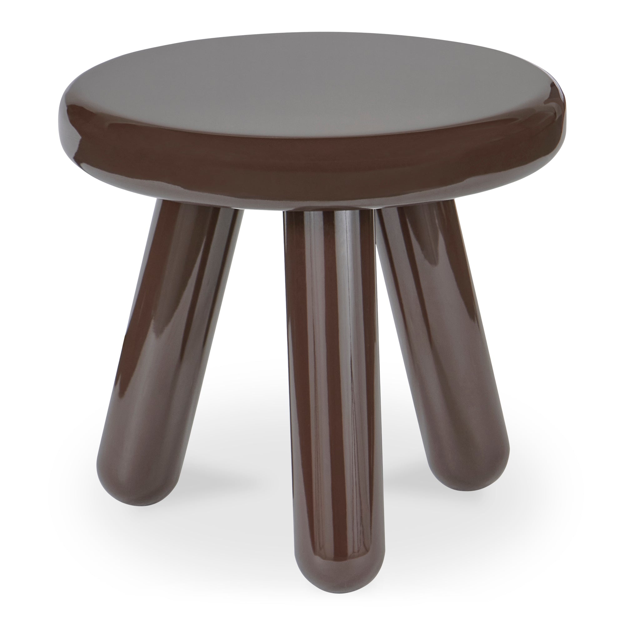 Moes Joy Accent Table Dark Brown Lacquer EW-1020-20