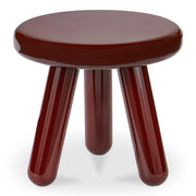 Moes Joy Accent Table Deep Red Lacquer EW-1020-22