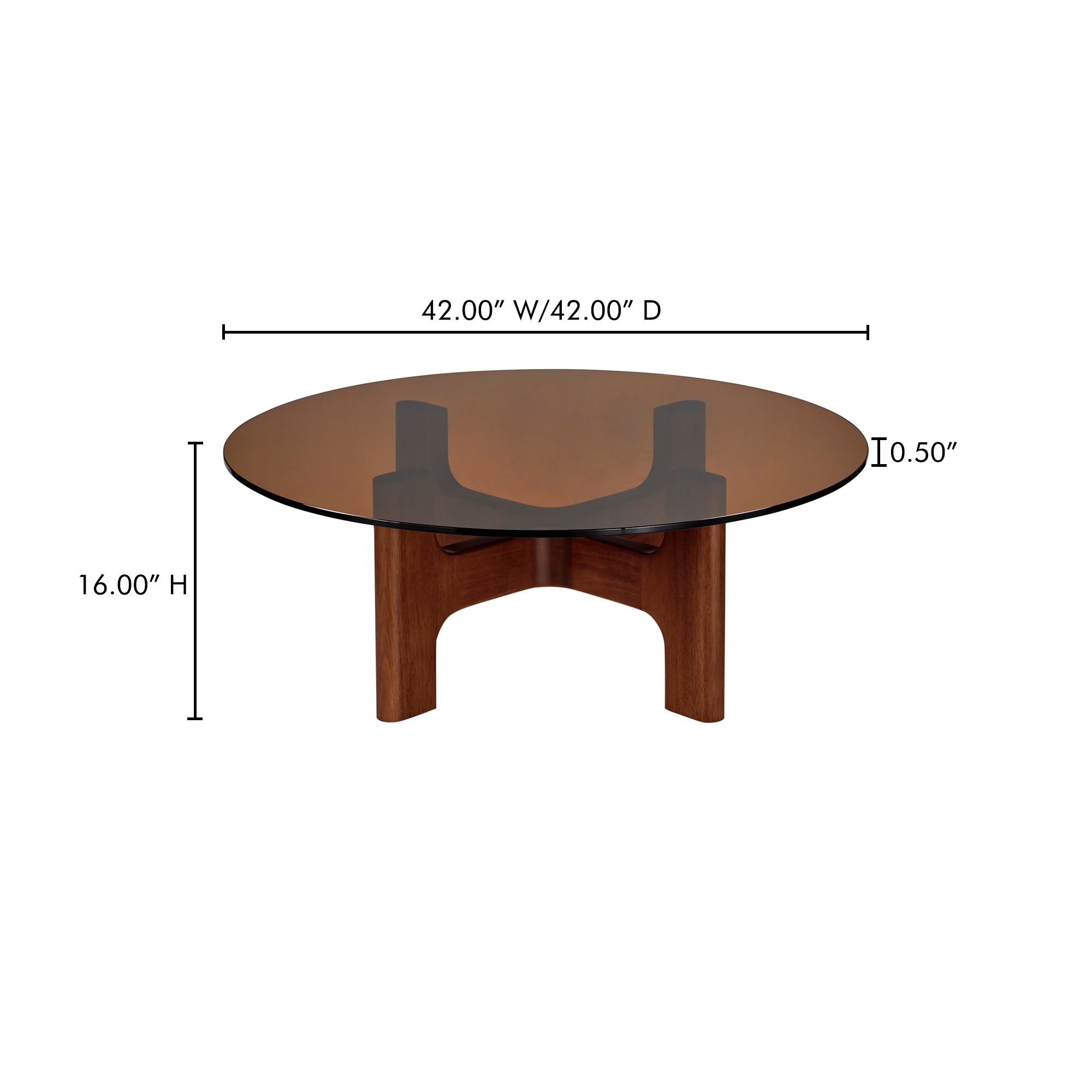 Moes Luke Coffee Table Amber EW-1021-21-0