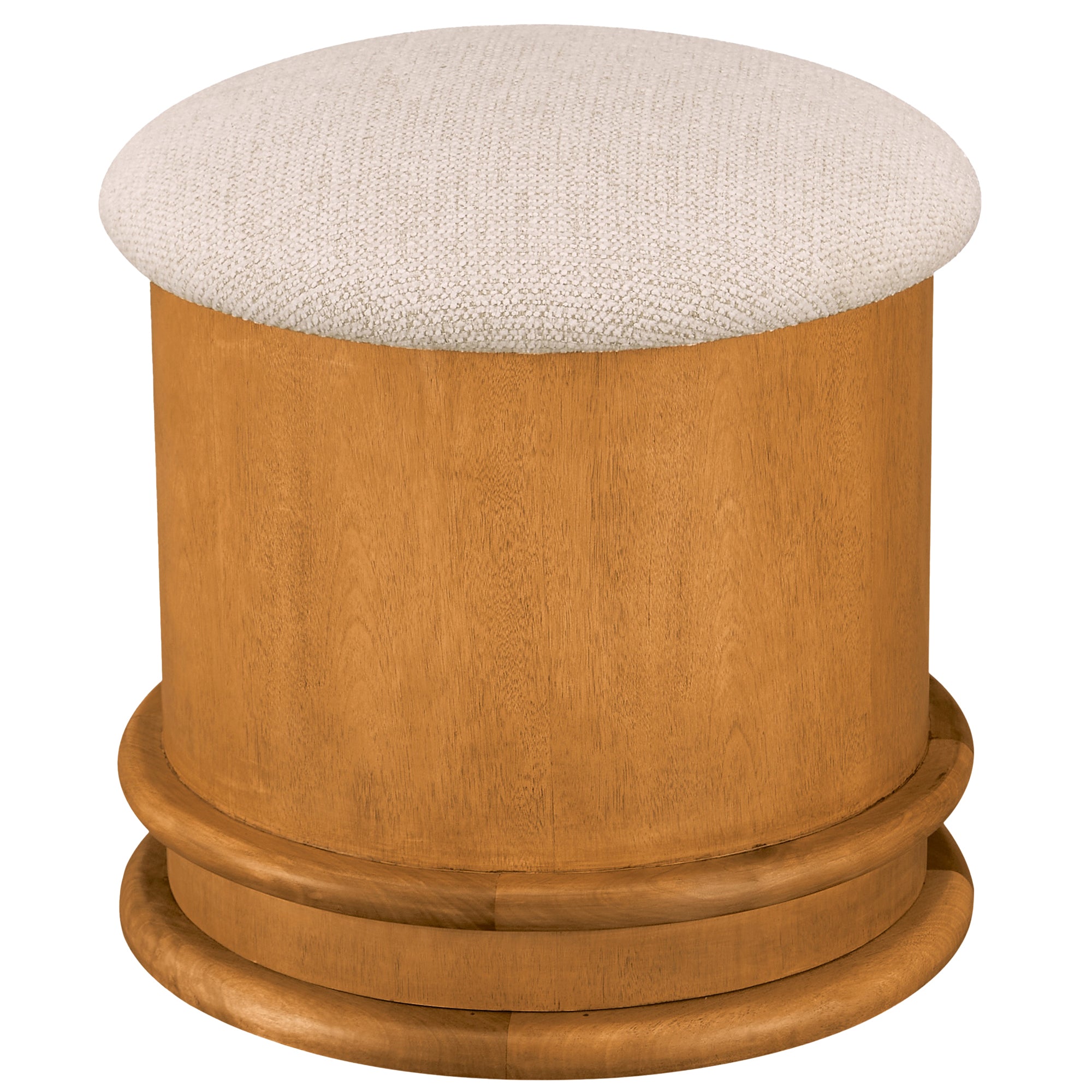 Moes Piccolo Storage Stool Flecked Oatmeal EW-1028-34