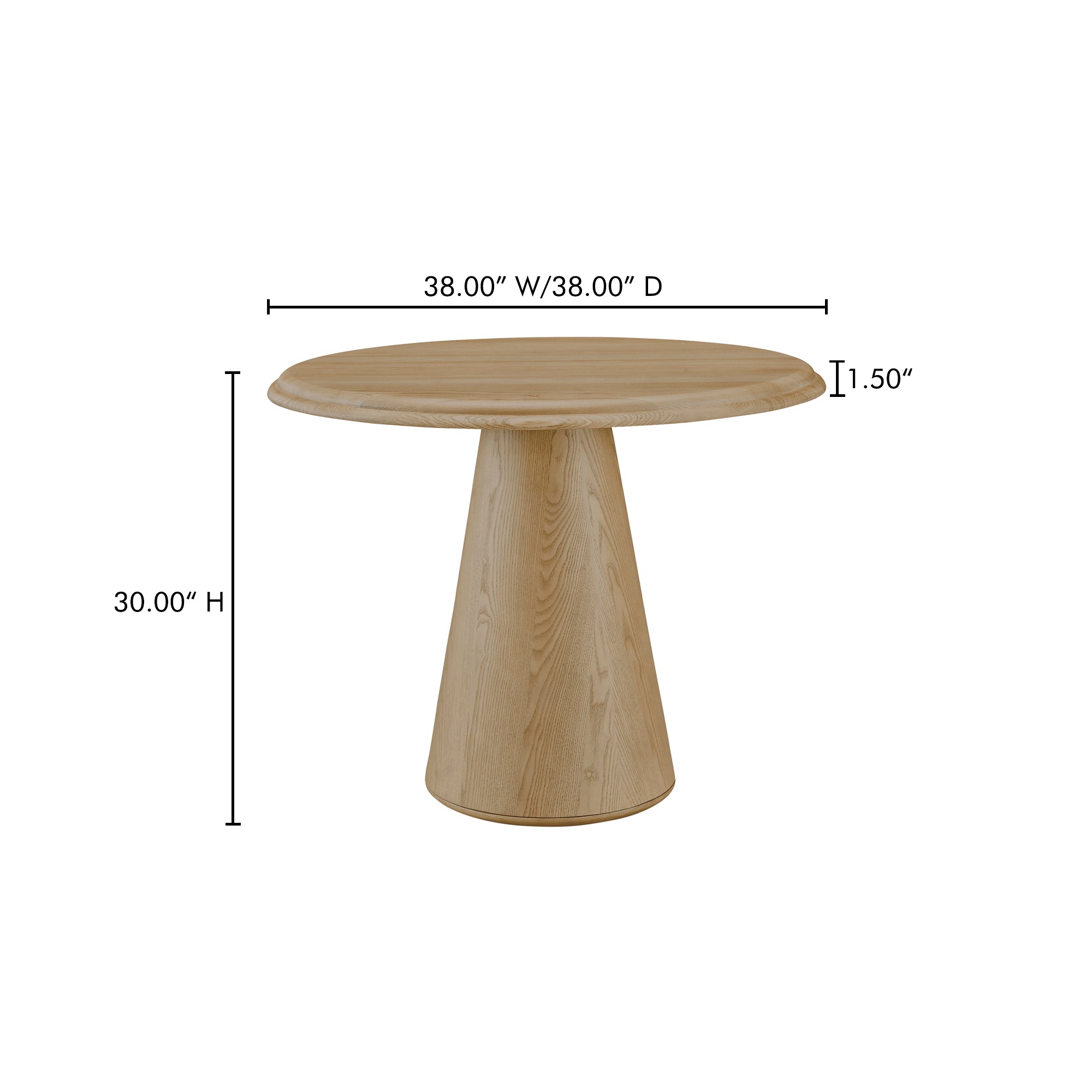 Moes Tutto Café Table Natural EW-1034-24-0