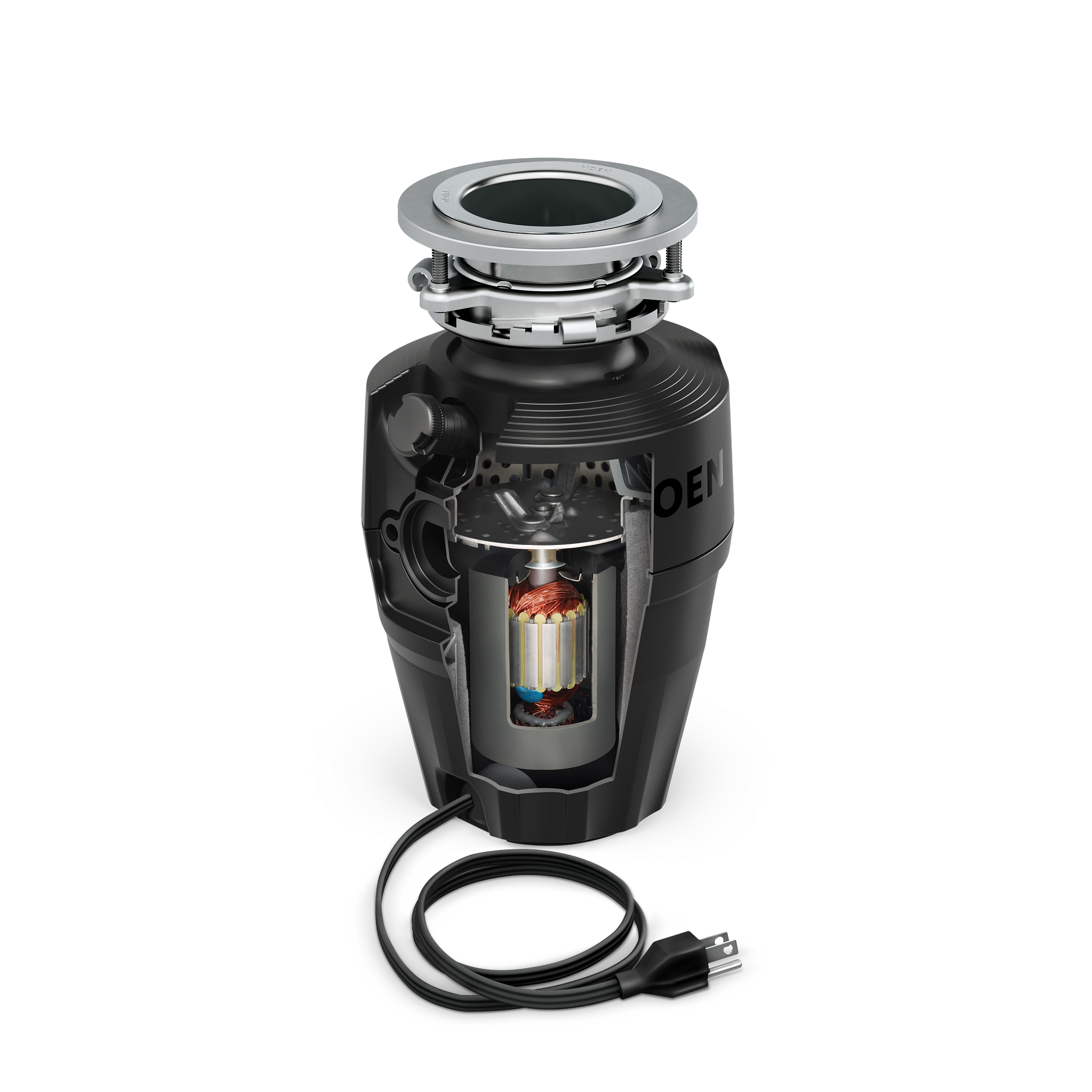 Moen EX50C Ex Series Prep™ Series 1/2 Horsepower Garbage Disposal