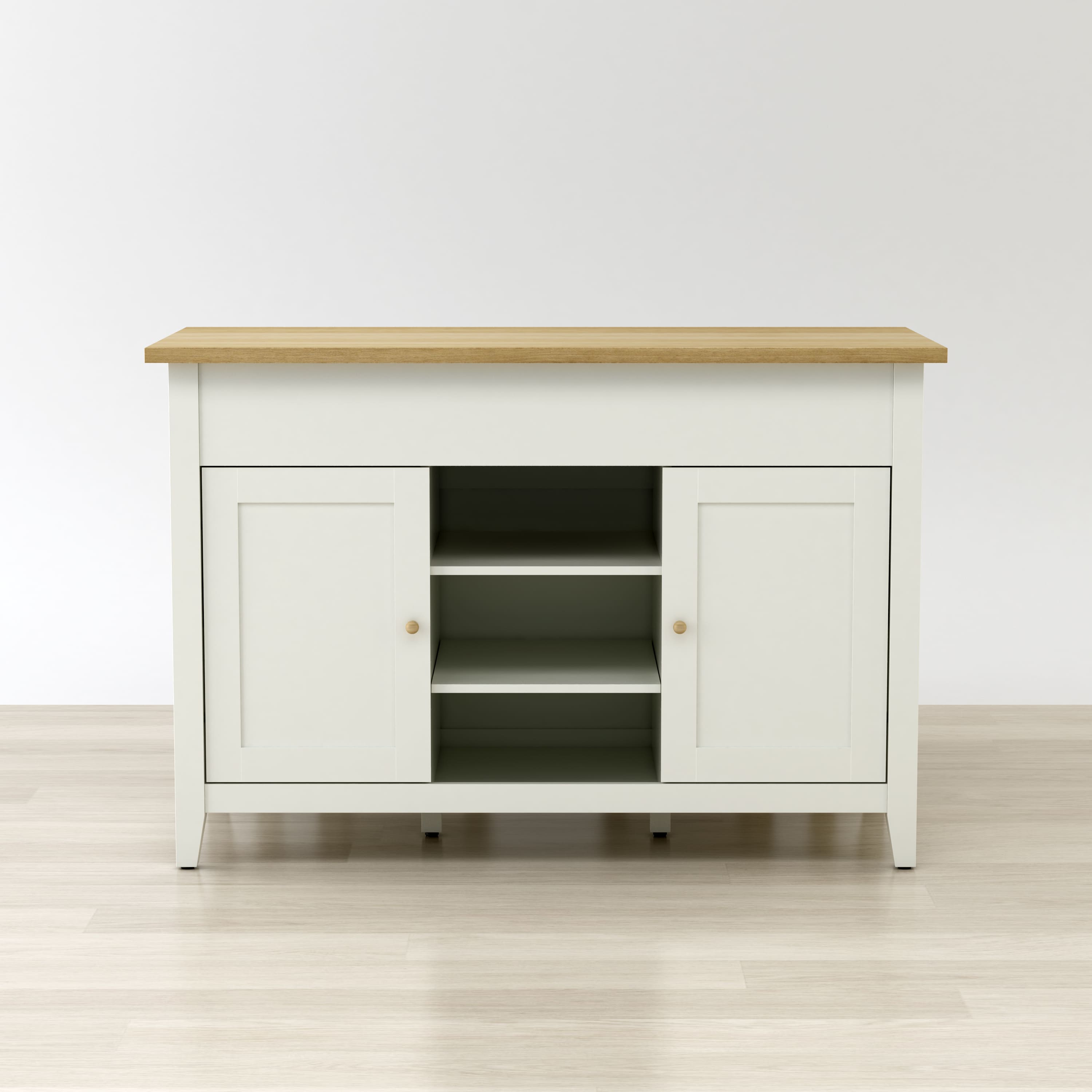 Delphi 53" Kitchen Island Cabinet
