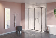 Elera 2 sided Shower Door -  Chrome