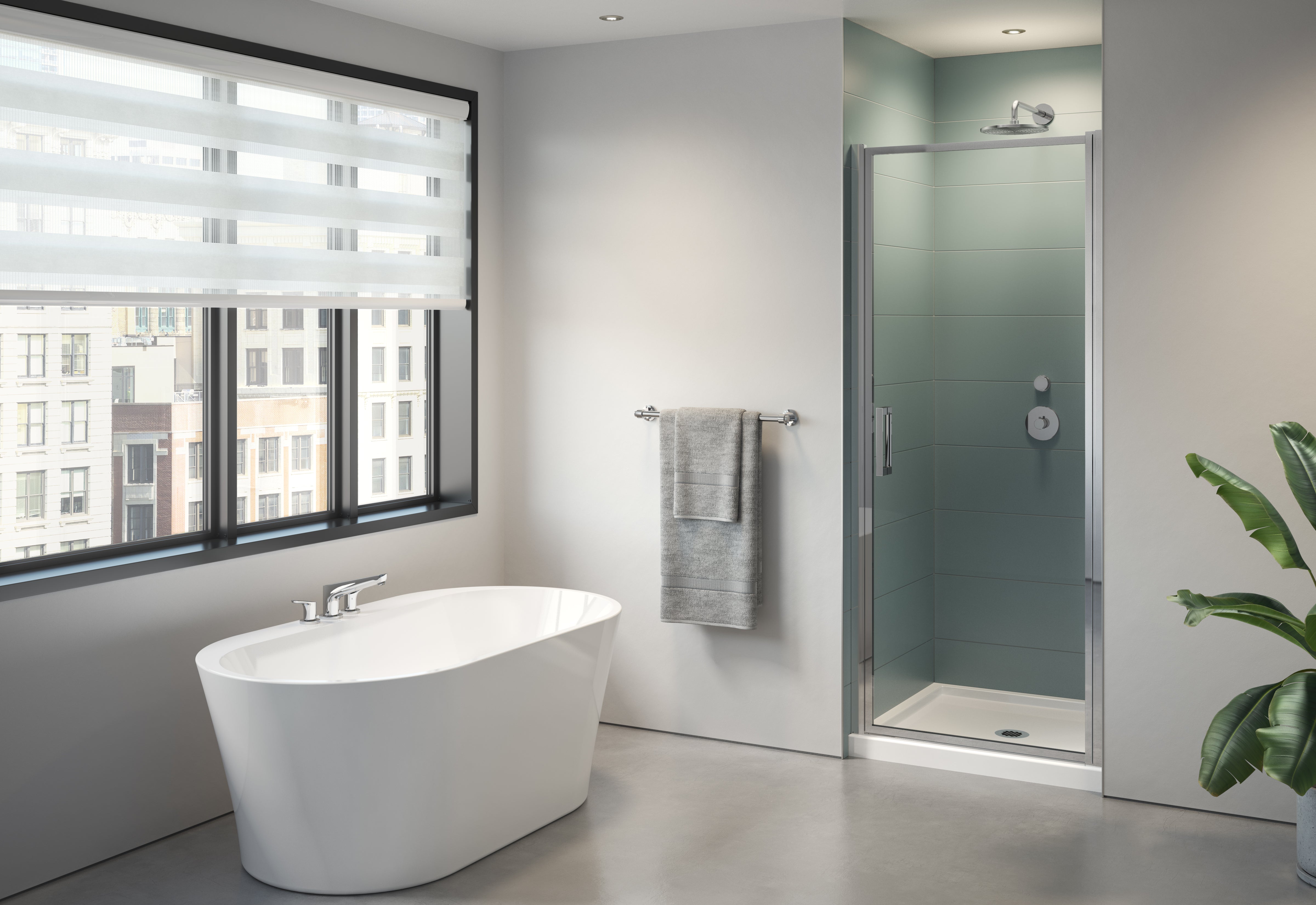 Elera Single pivot door Shower Door