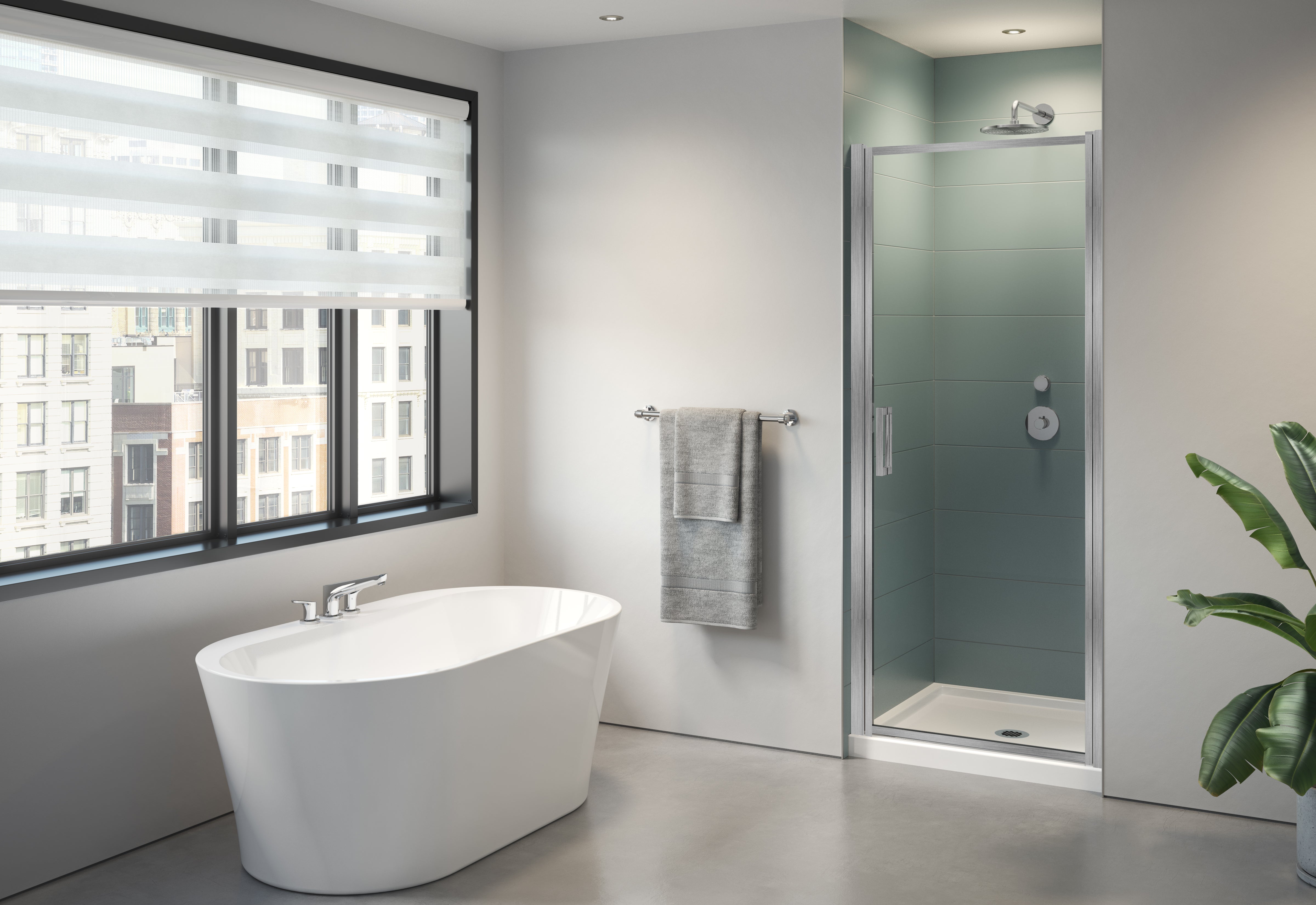 Elera Single pivot door Shower Door