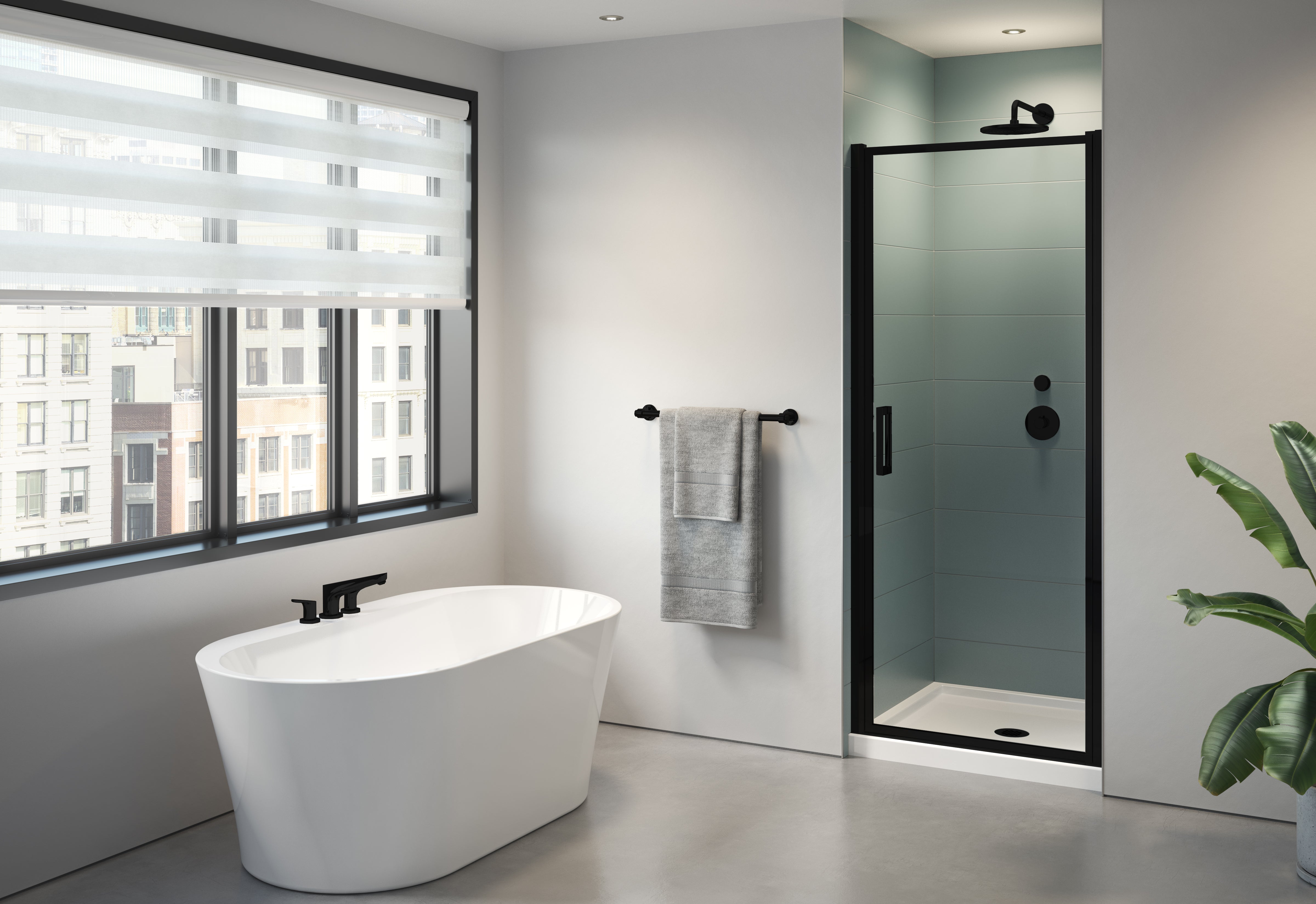 Elera Single pivot door Shower Door