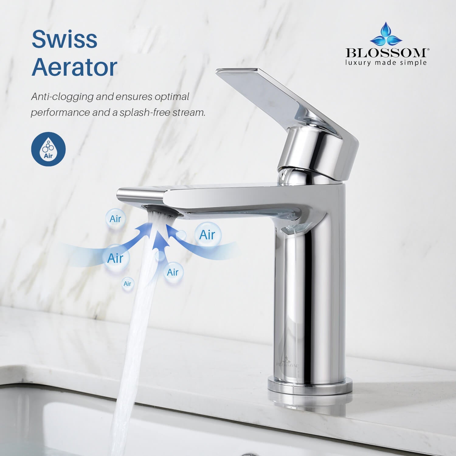 Blossom Single Handle Lavatory Faucet F1 102