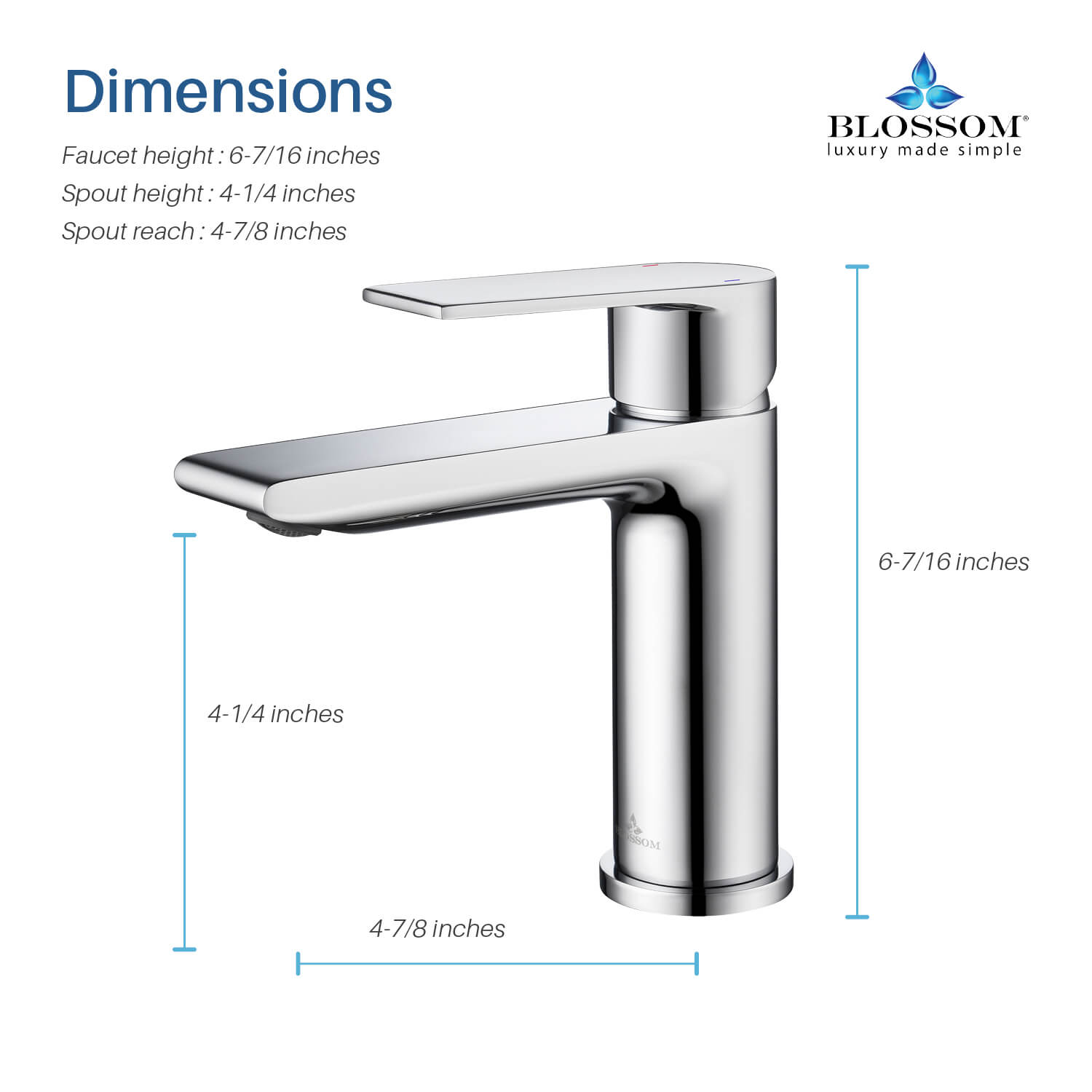 Blossom Single Handle Lavatory Faucet F1 102