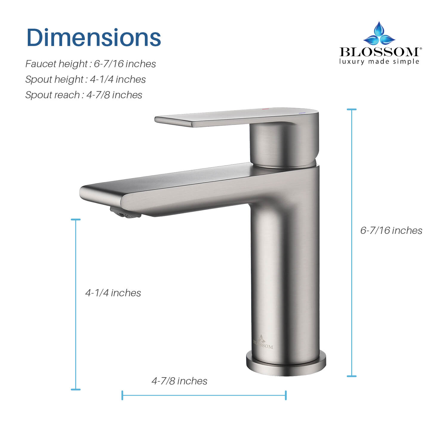 Blossom Single Handle Lavatory Faucet F1 102