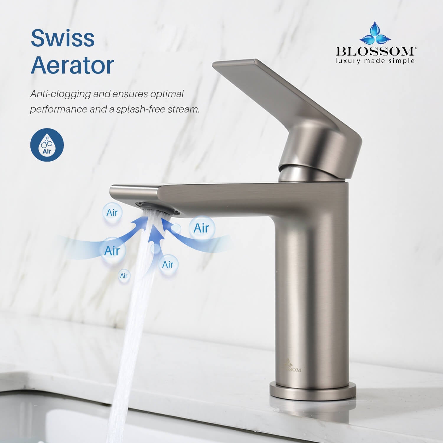 Blossom Single Handle Lavatory Faucet F1 102