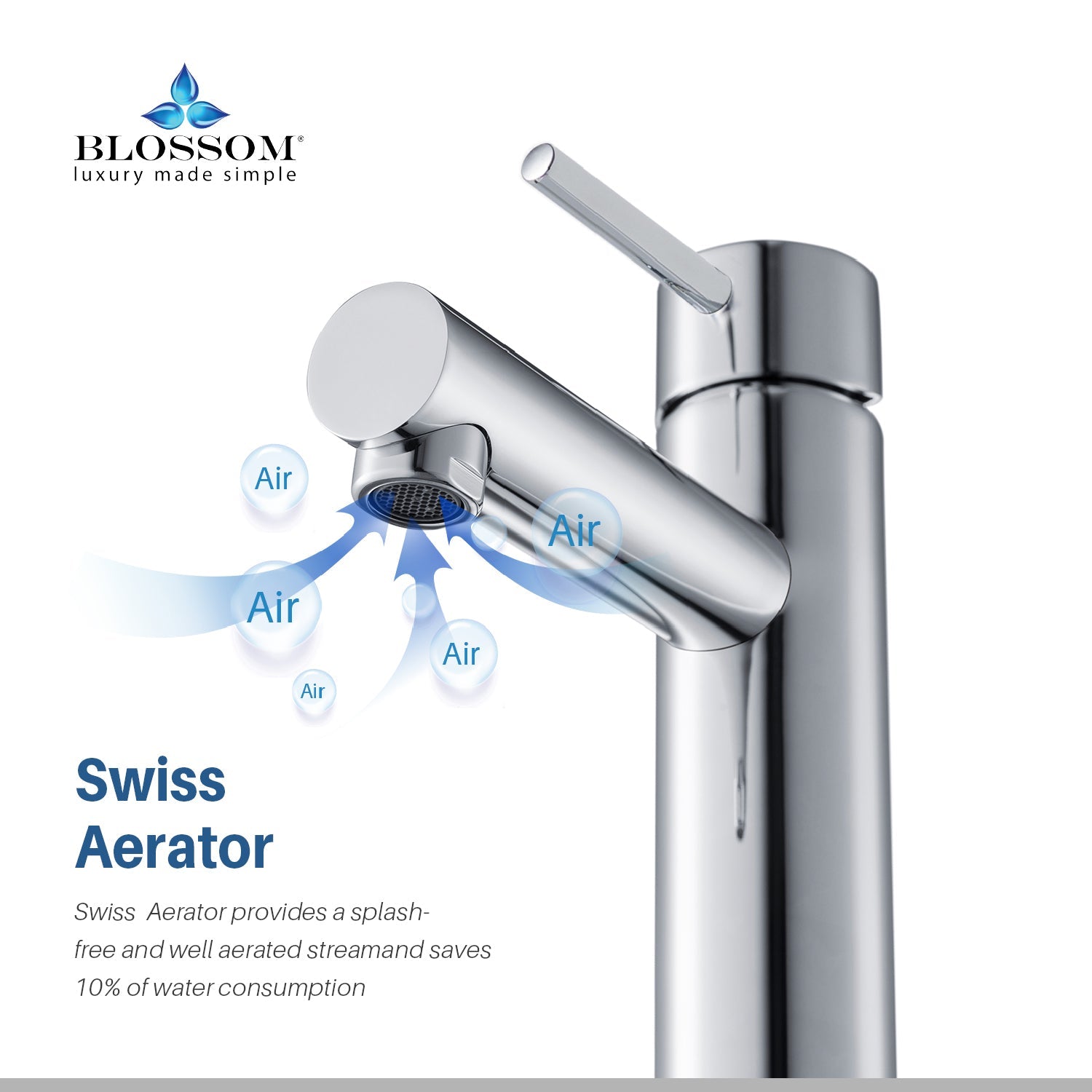 Blossom Single Handle Lavatory Faucet F01 116